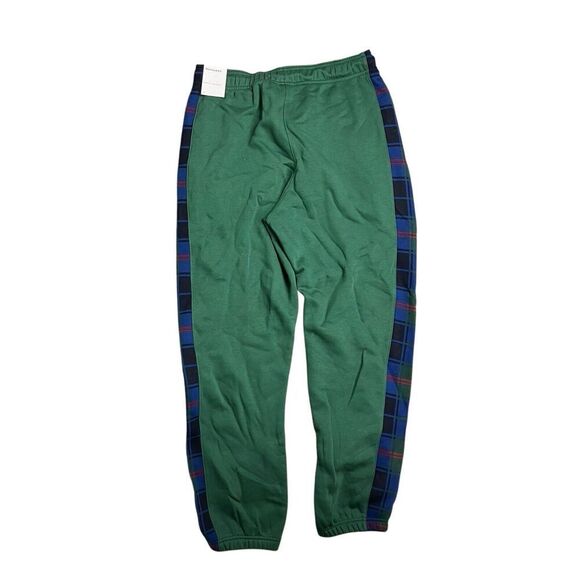 Air Jordan Pants Womens M Flight Brooklyn Fleece Joggers Tartan Plaid DX7463-333 - Picture 11 of 14